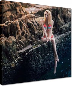 Vászonkép 30x30 Csinos nők Csajok Nagymamák