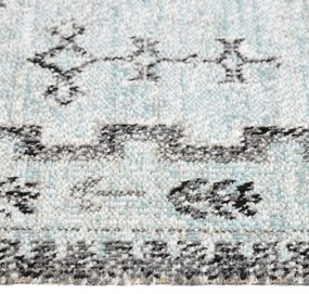 zöld-szürke lapos szövésű kültéri szőnyeg 115 x 170 cm