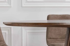 Design étkezőasztal Wadeline 120 cm sötét tölgy