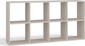 Malax 2x4 polc, 147x75x30 cm, kasmír