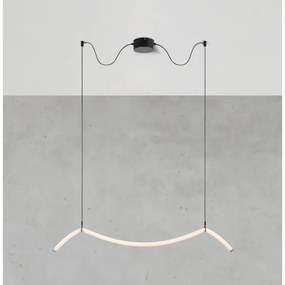 Markslöjd 108873 - Dimmelhető, kábelre szerelt MELT LED csillár LED/13W/230V fekete