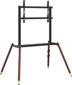 vidaXL 4 lábú TV-állvány 37"-86" képernyőhöz max VESA 400x600 mm 60 kg