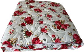 Nyári Paplan Könnyű 160x200 Antiallergén És Rugalmas Rózsák, Lengyel Termék