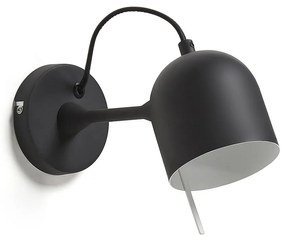 Fekete fali lámpa Lucilla – Kave Home