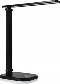 LED RGBW dimmelhető asztali lámpa vezeték nélküli töltéssel LED/7W/5V USB fekete