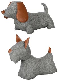 Ajtókitámasztó kutya, westie alakú, 1,5 kg