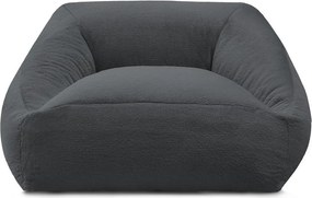 Sötétszürke műszőrme babzsákfotel Lilibet – Bobochic Paris