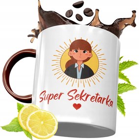 Bordó Bögre Titkárnőnek Születésnapi Ajándék fényképes nyomtatással