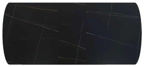 Valmir étkezőasztal 180 x 90 cm, fekete