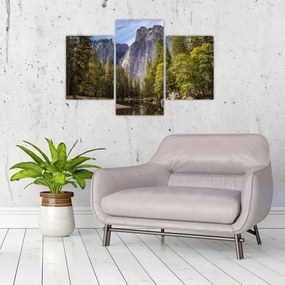 Kép - A Yosemite szikla alatt (90x60 cm)