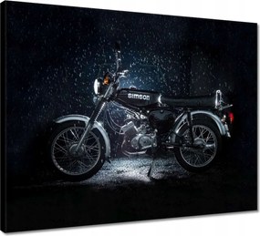 Vászonkép 50x40 Simson S51 Négysebességes Simson négyes dupla