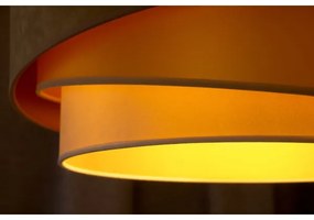 Duolla - Felületre szerelhető csillár KOBO 1xE27/15W/230V átm. 45 cm bézs/arany/krémes