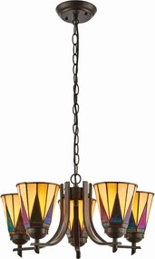 Endon DARK STAR 74358 Csillár 5x40W/E14 IP20