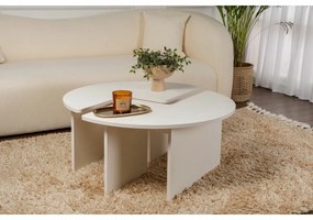 Moira Wood White dohányzóasztal