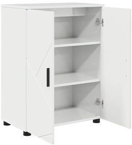 Fürdőszoba Székény Magasfényű fehér 60 x 35 x 80 cm Faanyag