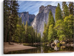 Kép - A Yosemite szikla alatt (70x50 cm)