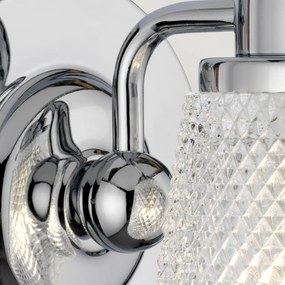 Quintiesse modern fürdőszobai lámpa hudson csiszolt króm elsqn-hudson1-bath IP44