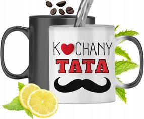 Mágikus Bögre Apukáknak Színváltós Nyomtatott Fotóval