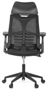 Fekete Hálós Irodai Szék, Hinta Mechanikával. KA-S247 BK