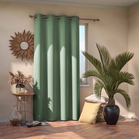 Eyelets Mint zöld sötétítő függöny, 140 x 245 cm - AmeliaHome