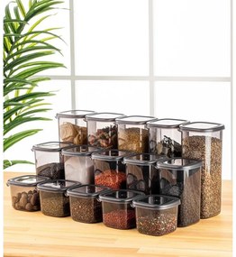 Élelmiszertartó doboz szett 15 db-os Fresco – Hermia