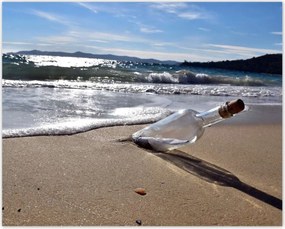 Poszterek 50x40 Dugós üveg Térkép