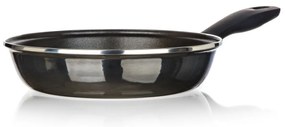 Banquet METALLIC Black 24 cm-es smaltált serpenyő,tapadásmentes felülettel, 24 cm