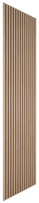 Akusztikus panel, fa furnér, natúr, tölgy hatású 240x60x2,2 cm