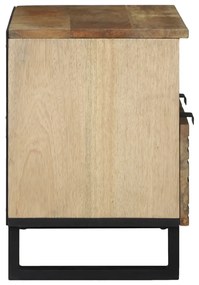 TV Szekrény - 70x33.5x46 cm, Tömör Mangóból
