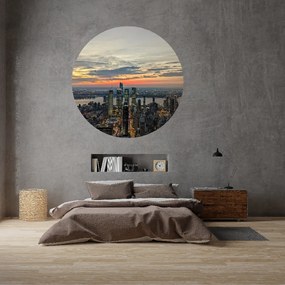 PIPPER. Textil kör alakú falmatrica "New York" Méret: 120cm