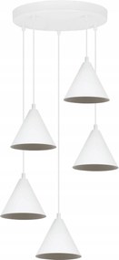 Mennyezeti Lámpa Lógó Csillár Soho Loft Kúp Fehér Konyha Nappali E14