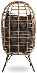 Kerti Pihenőfotel Szürke Színben. MADISON