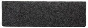 5 db szürke tűlyukasztott lépcsőszőnyeg 65x21x4 cm