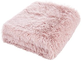 Rózsaszín mikroplüss ágytakaró franciaágyra 245x280 cm Cuddly – Catherine Lansfield