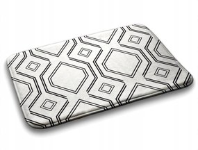 Divatos fürdőszobaszőnyeg Négyzet alakú minták 75x45 cm