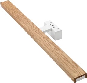 Brilagi - LED fürdőszobai tükörvilágítás 3 az 1-ben WOODY MIRROR LED/15W/230V IP44 fehér/tölgy