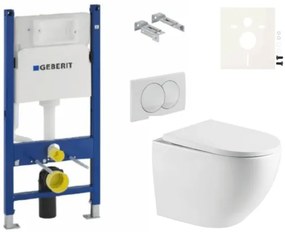 Geberit fali WC szett előtétfalas szereléshez + SAT WC SIKOGESTOR67D01