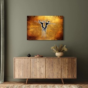 Festmény képe egy táncoló párról (90x60 cm)