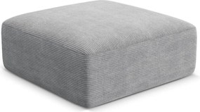 Világosszürke kordbársony lábtartó Campi – Cosmopolitan Design