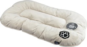 Bézs velúr fekhely kutyáknak 107x62 cm Flakes – Love Story