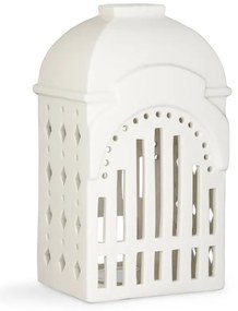 Urbania Lighthouse Tivoli fehér kerámia gyertyatartó - Kähler Design