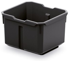 4 db-os tárolódoboz (doboz) II, fekete / piros készlet