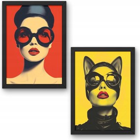 Két darabos Vogue Glamour poszter szett A4-es méretben