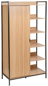 Natúr színű nyitott ruhásszekrény 100x190x48 cm Armarios – Casa Selección