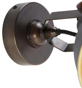 Ipari fali lámpa betonból rézzel állítható - Liko