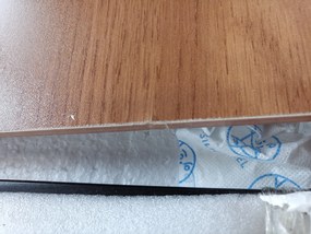 AKCE Dohányzóasztal gesztenye dekorral MERRO II. osztályú