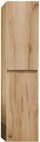 Fürdőszobaszekrény SAT B-WAY 30x133x35 cm matt tölgy BWAY35OAK