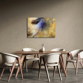 Kép - női portré, rajz (70x50 cm)