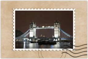 Poszterek 60x40 Megvilágított toronyhíd