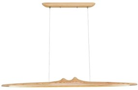 LED Csillár zsinóron LED/22W/230V 4000K 120 cm kőris/tömör fa